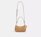 Coach Teri Shoulder Bag With Charm -  straw/Im/Toast