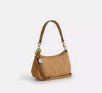 Coach Teri Shoulder Bag With Charm -  straw/Im/Toast