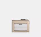 Coach Mini Skinny Id Case -  Silver/Ivory