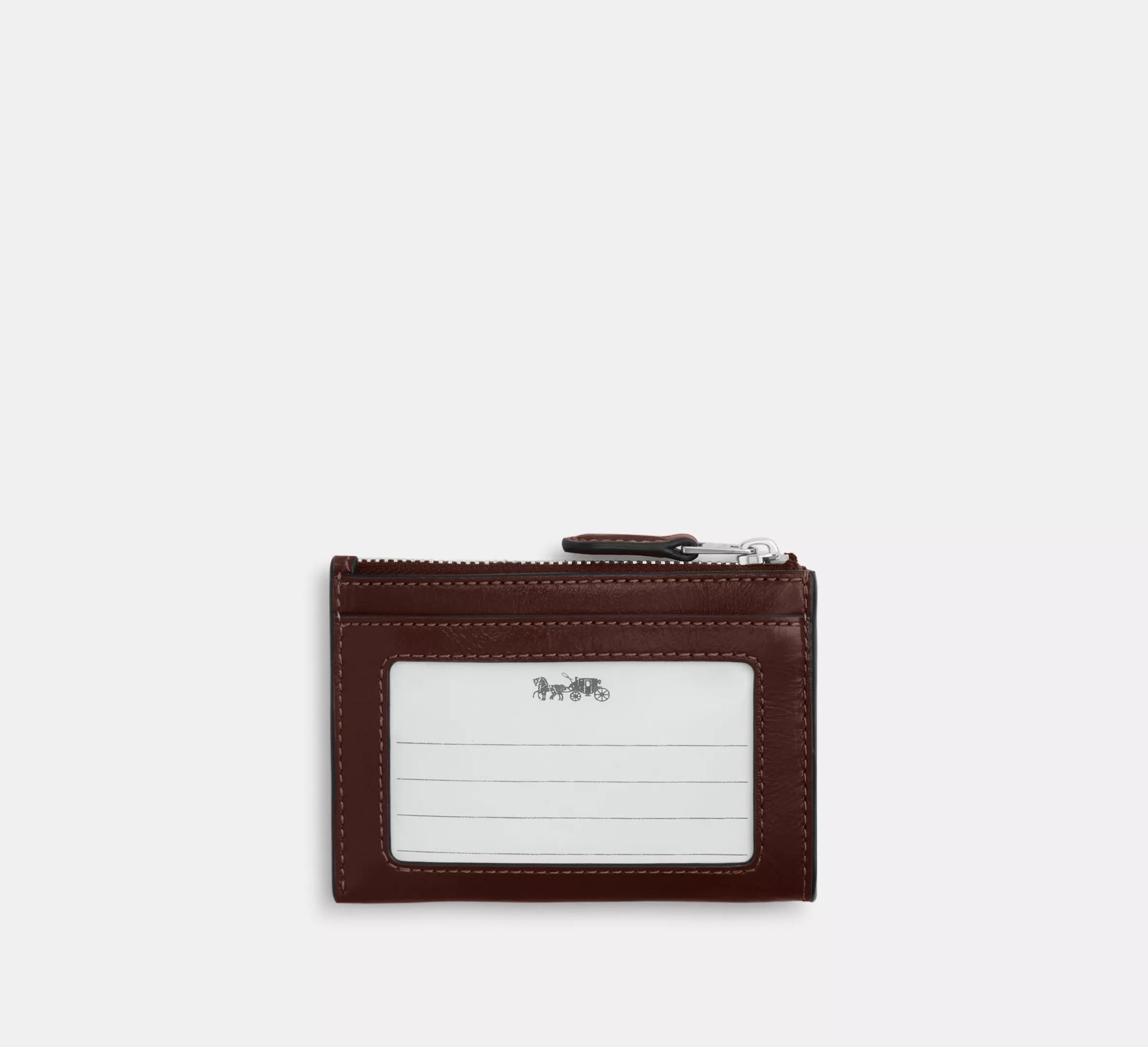 Coach Mini Skinny Id Case -  Silver/Maple