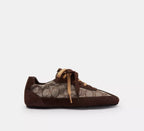 Coach Soft Sneaker In Signature Jacquard   -  Maple/Oak