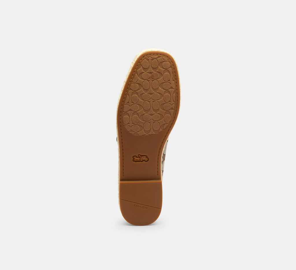 Coach Mary Jane Espadrille In Signature Jacquard  -  Oak/Maple