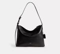 Coach Mott Messenger Bag 38 In Loved Leather  -   Black/Light Tan