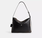 Coach Mott Messenger Bag 38 In Loved Leather  -   Black/Light Tan