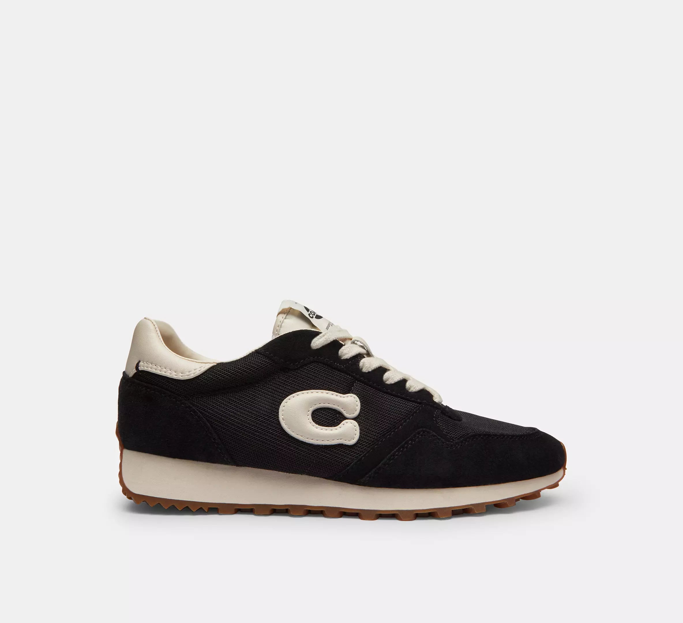 Coach Retro Runner   -  Black/Chalk