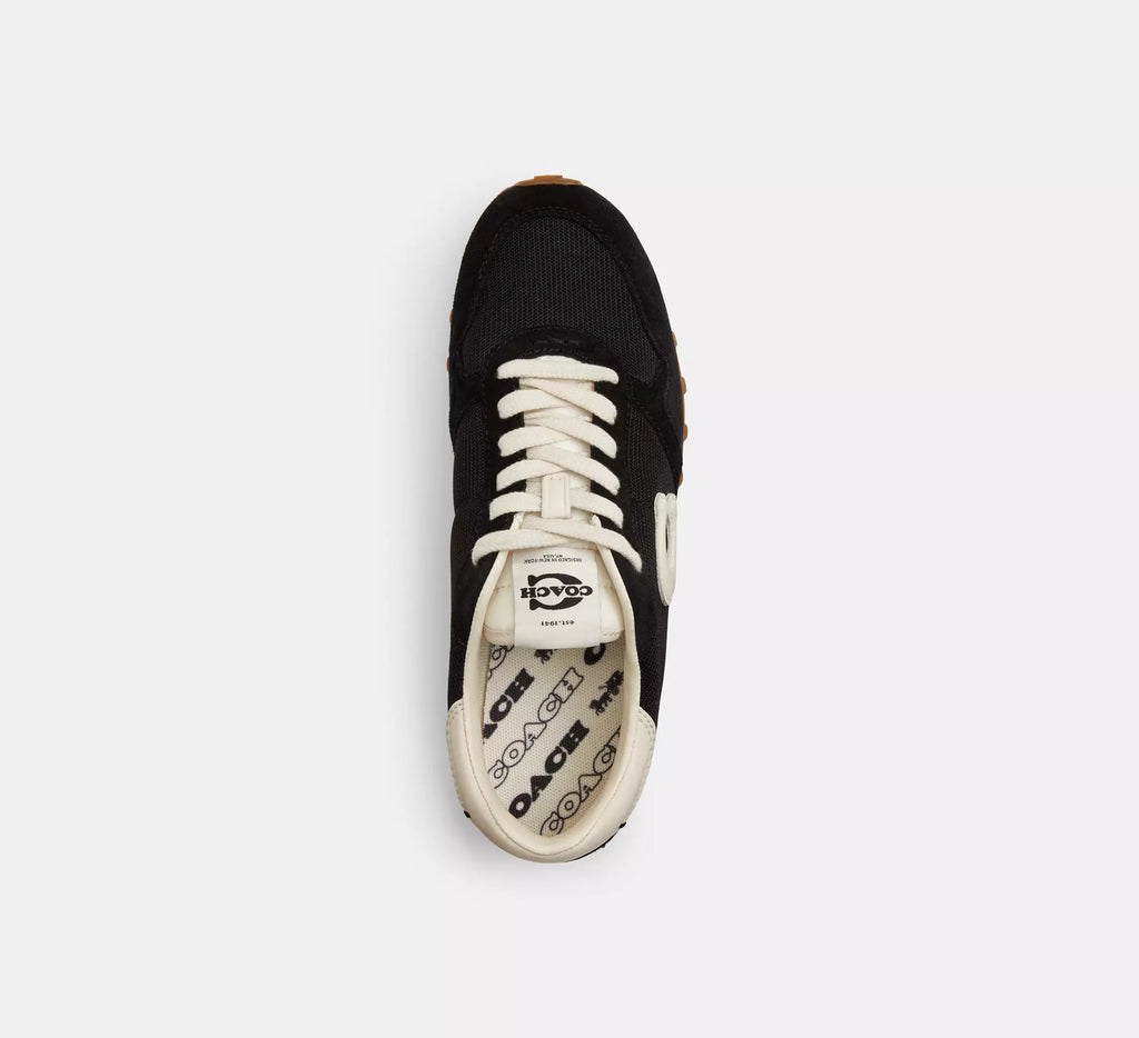 Coach Retro Runner   -  Black/Chalk