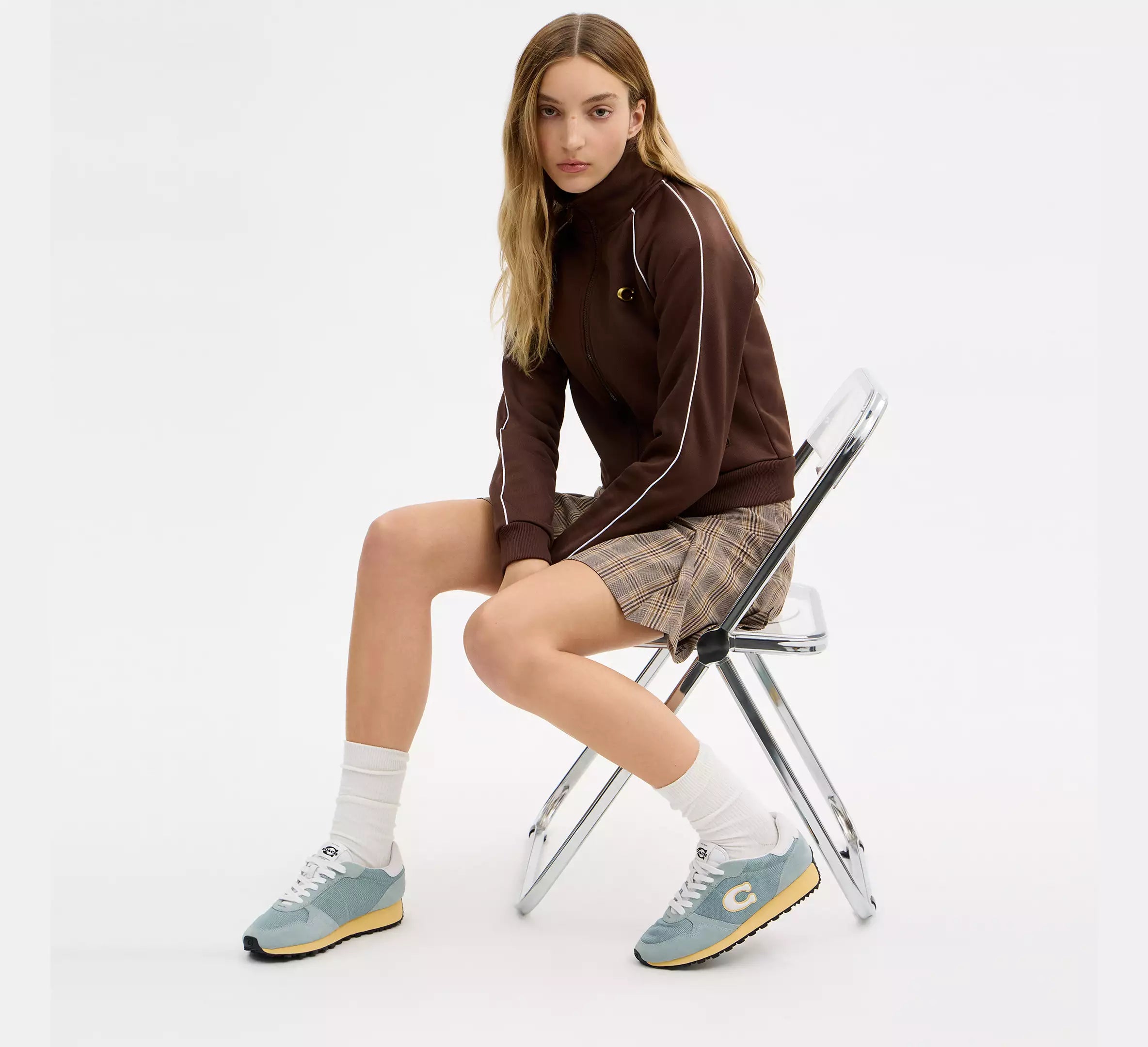 Coach Retro Runner   -  Sea Mist/Optic White