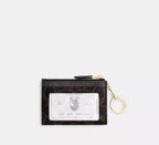 Coach Mini Skinny Id Case In Loved Signature -  Gold/Brown