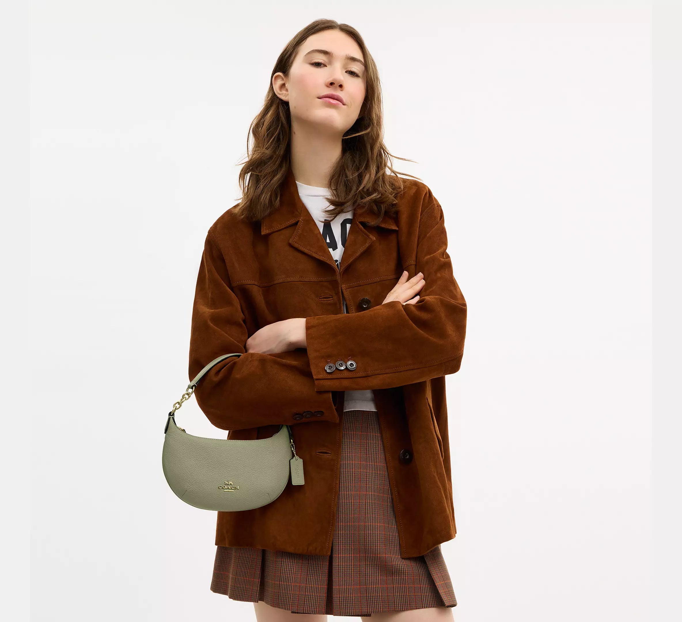 Coach Mini Payton Bag  -  Gold/Pistachio