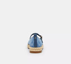 Coach Mary Jane Espadrille In Signature Denim  -  Indigo