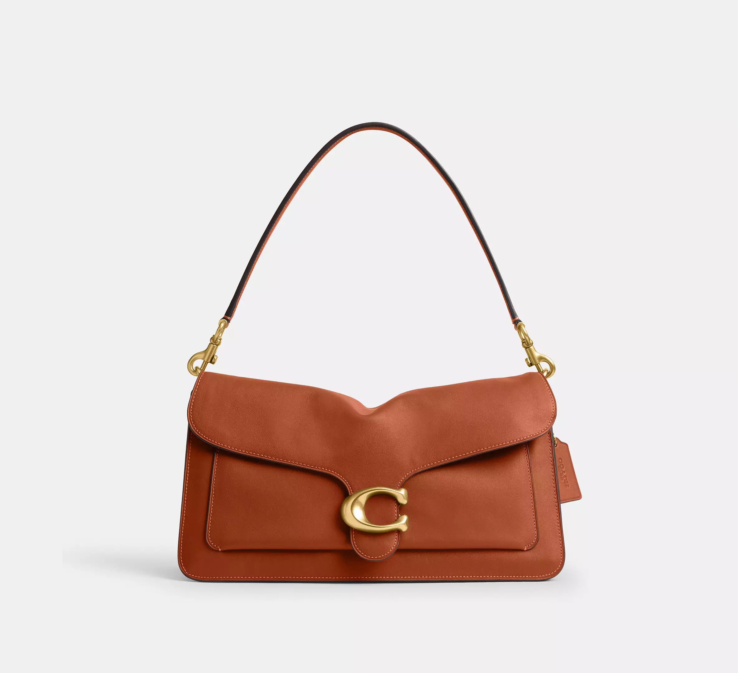 Coach Tabby Shoulder Bag 36 -  Brass/Amber Brown