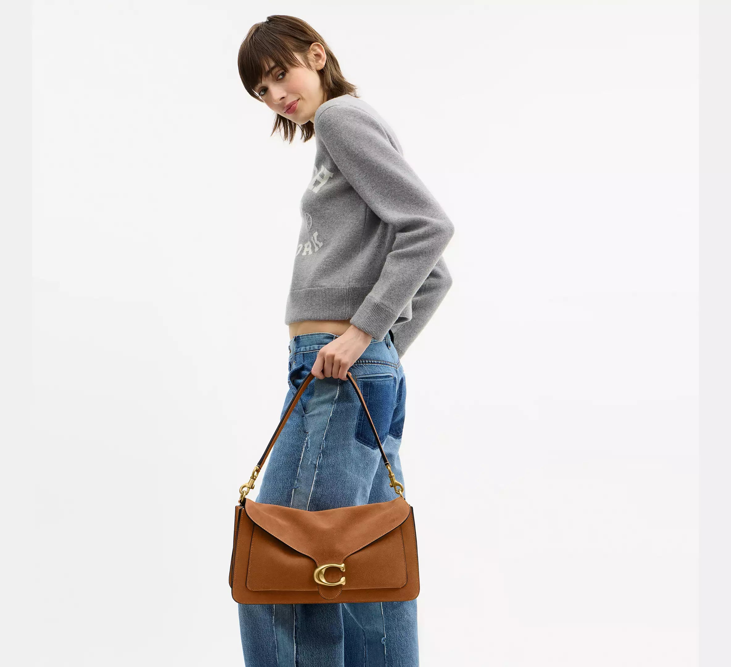 Coach Tabby Shoulder Bag 36 -  Brass/Caramel