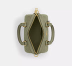 Coach Mini Rowan Crossbody Bag In Signature Leather - Gold/Pistachio