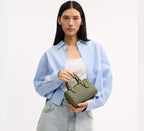 Coach Mini Rowan Crossbody Bag In Signature Leather - Gold/Pistachio