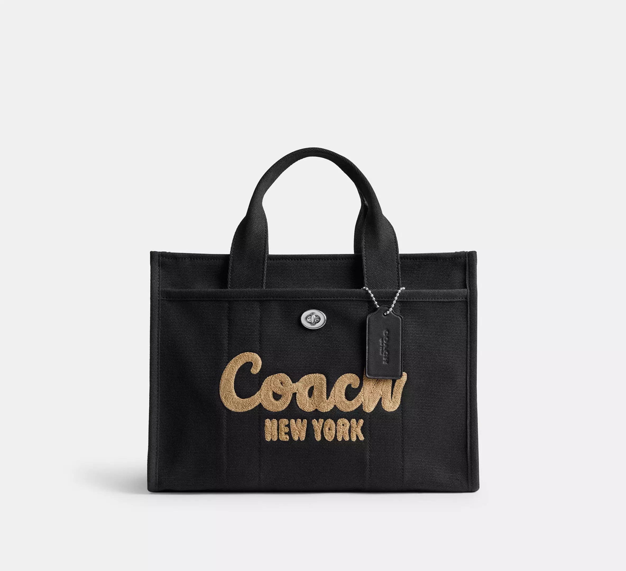 Coach Cargo Tote Bag - Silver/Black