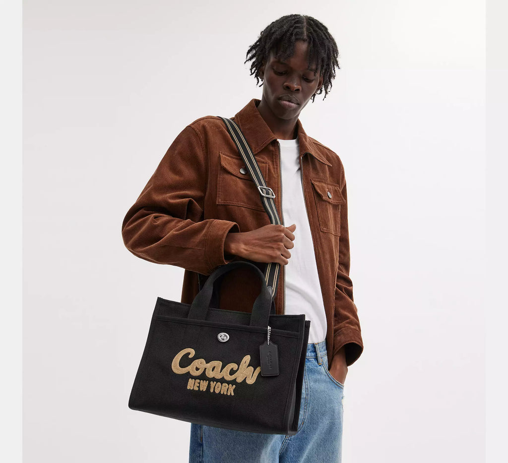 Coach Cargo Tote Bag - Silver/Black