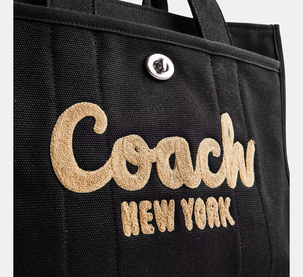 Coach Cargo Tote Bag - Silver/Black