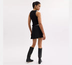 Coach New York Ribbed Tank Top  -  Black