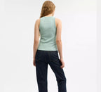 Coach New York Ribbed Tank Top  -  Mint