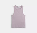Coach New York Ribbed Tank Top  -  Wisteria Purple