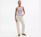 Coach New York Ribbed Tank Top  -  Wisteria Purple