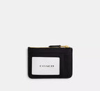 Coach Essential Mini Id Card Case  -  Brass/Black