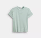 Coach New York Ribbed T-Shirt  -  Mint