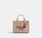 Coach Cargo Tote Bag 20 -  Silver/Dark Natural