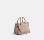 Coach Cargo Tote Bag 20 -  Silver/Dark Natural