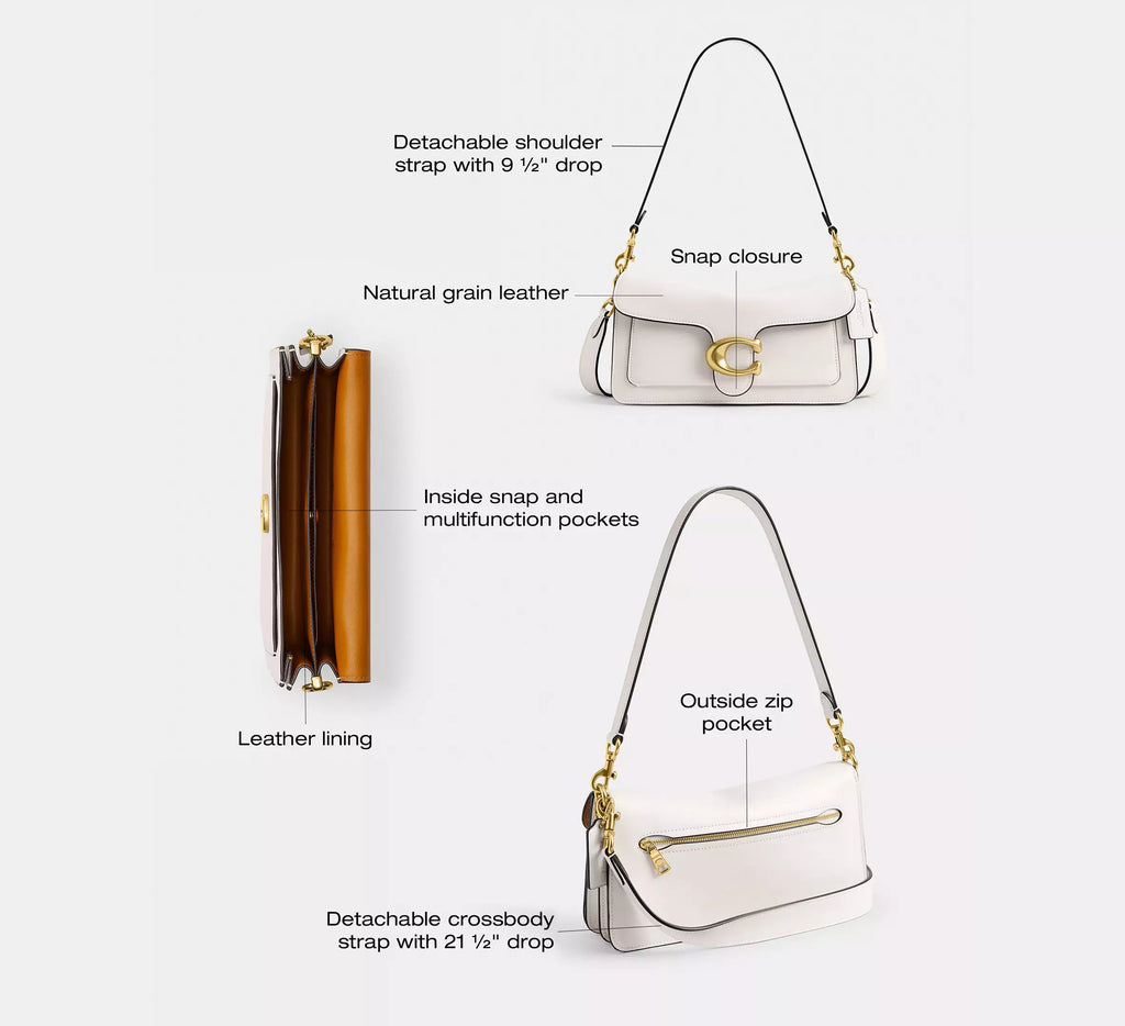 Coach Tabby Shoulder Bag 26 - Brass/Chalk