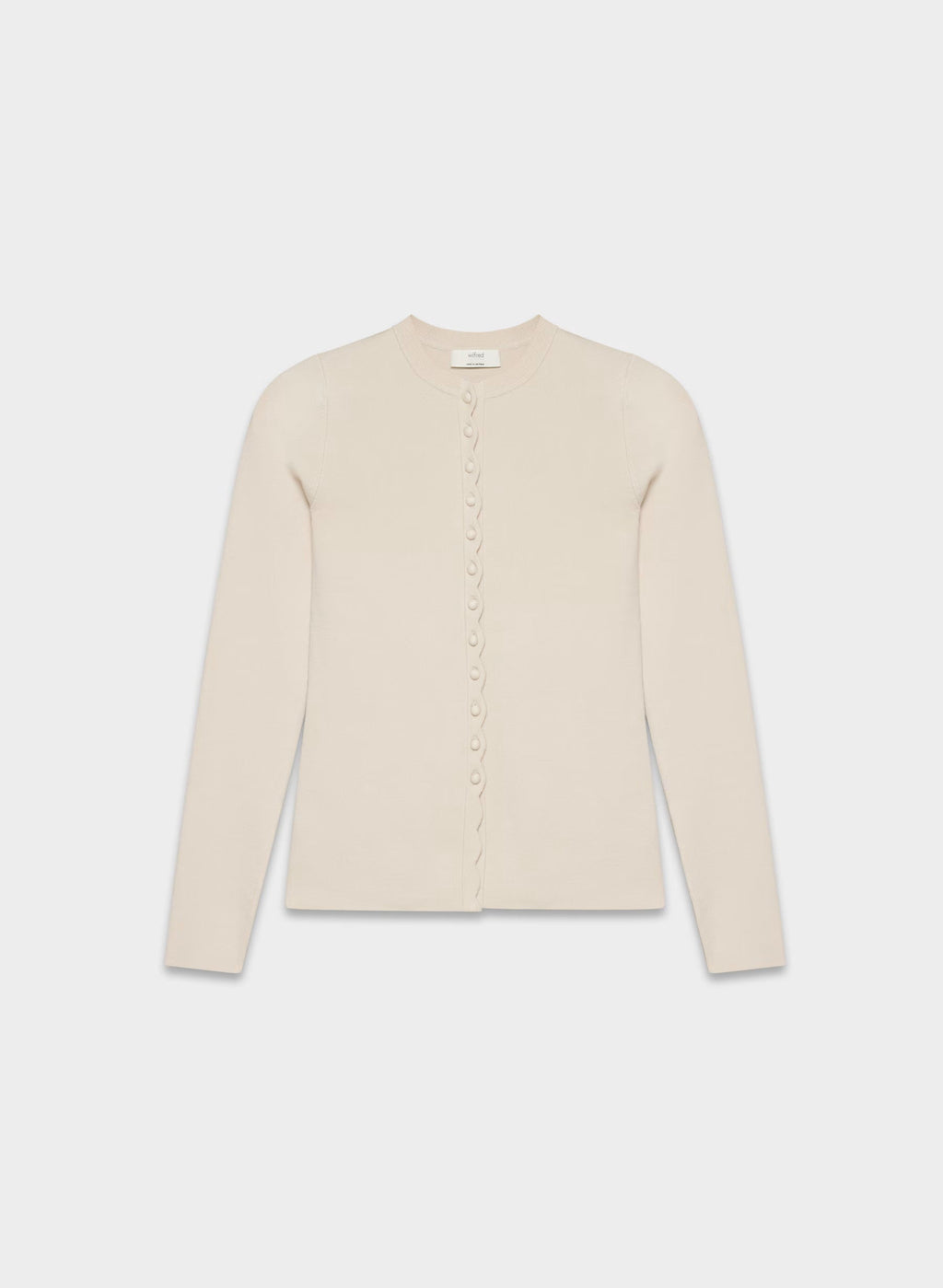 Aritzia Shelly Cardigan - Wonder Yarn-Limited Edition — Matte Pearl