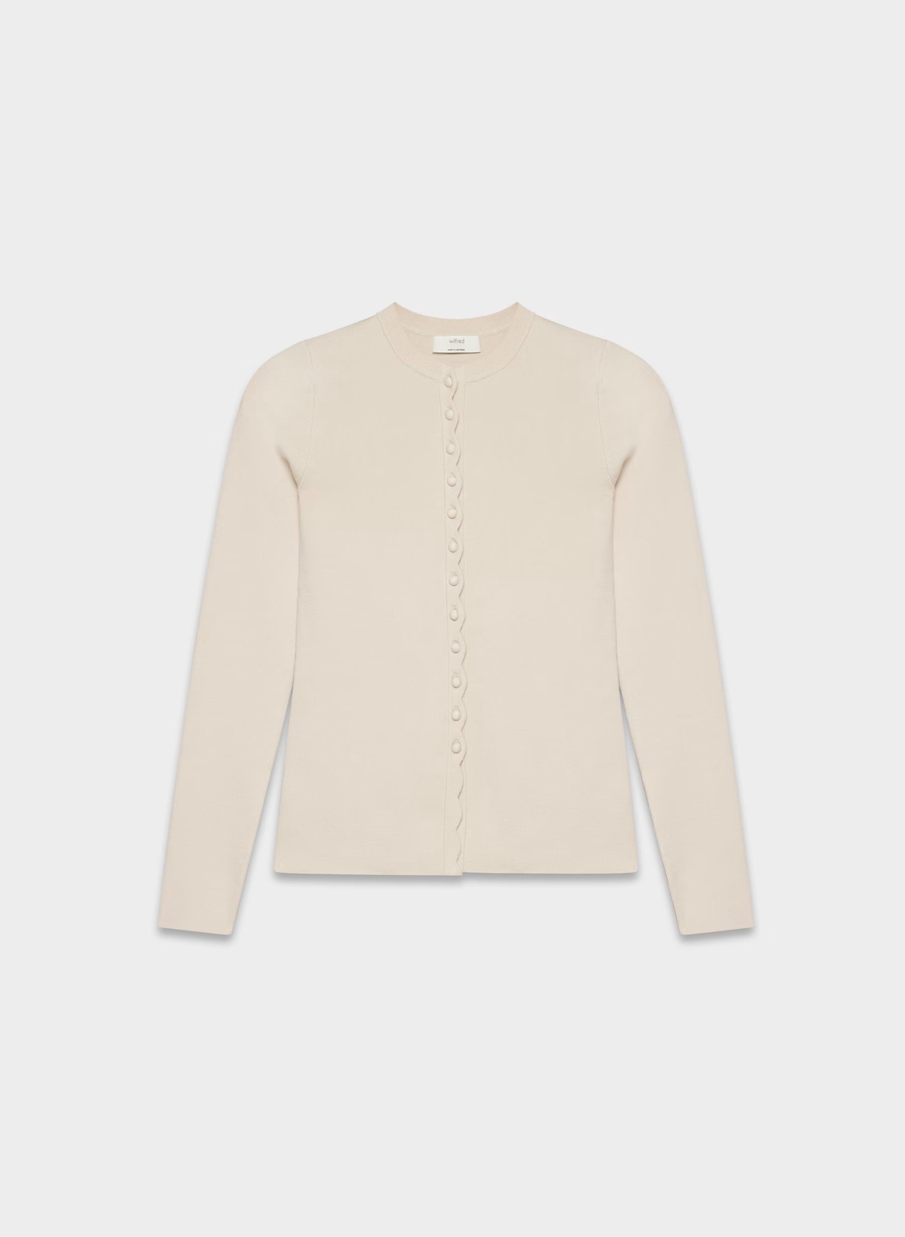 Aritzia Shelly Cardigan - Wonder Yarn-Limited Edition — Matte Pearl