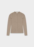 Aritzia Shelly Cardigan - Wonder Yarn-Limited Edition — Nomad Taupe