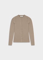 Aritzia Shelly Cardigan - Wonder Yarn-Limited Edition — Nomad Taupe