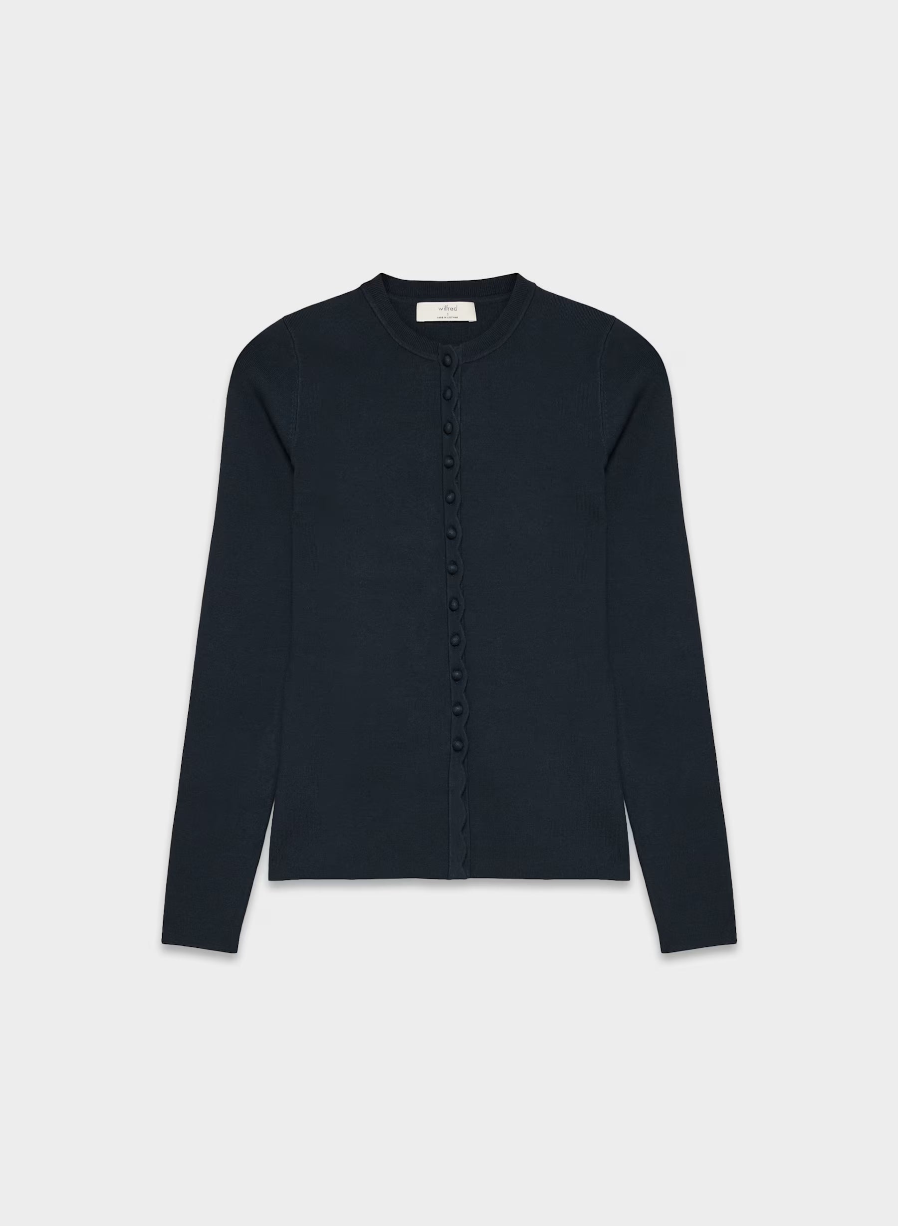 Aritzia Shelly Cardigan - Wonder Yarn-Limited Edition — Dark Night Navy