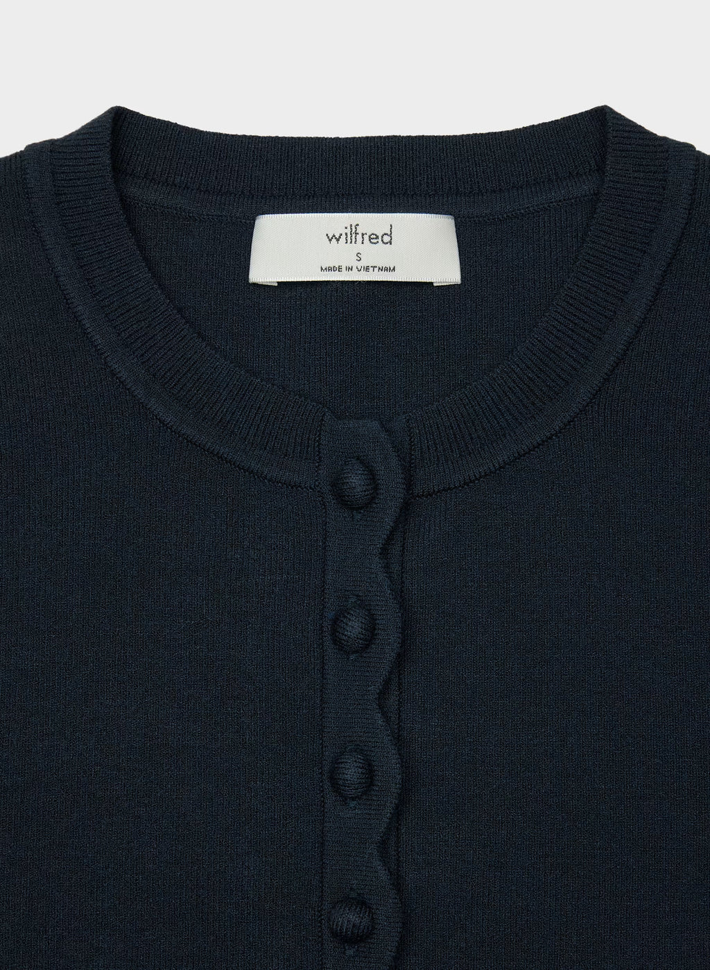 Aritzia Shelly Cardigan - Wonder Yarn-Limited Edition — Dark Night Navy
