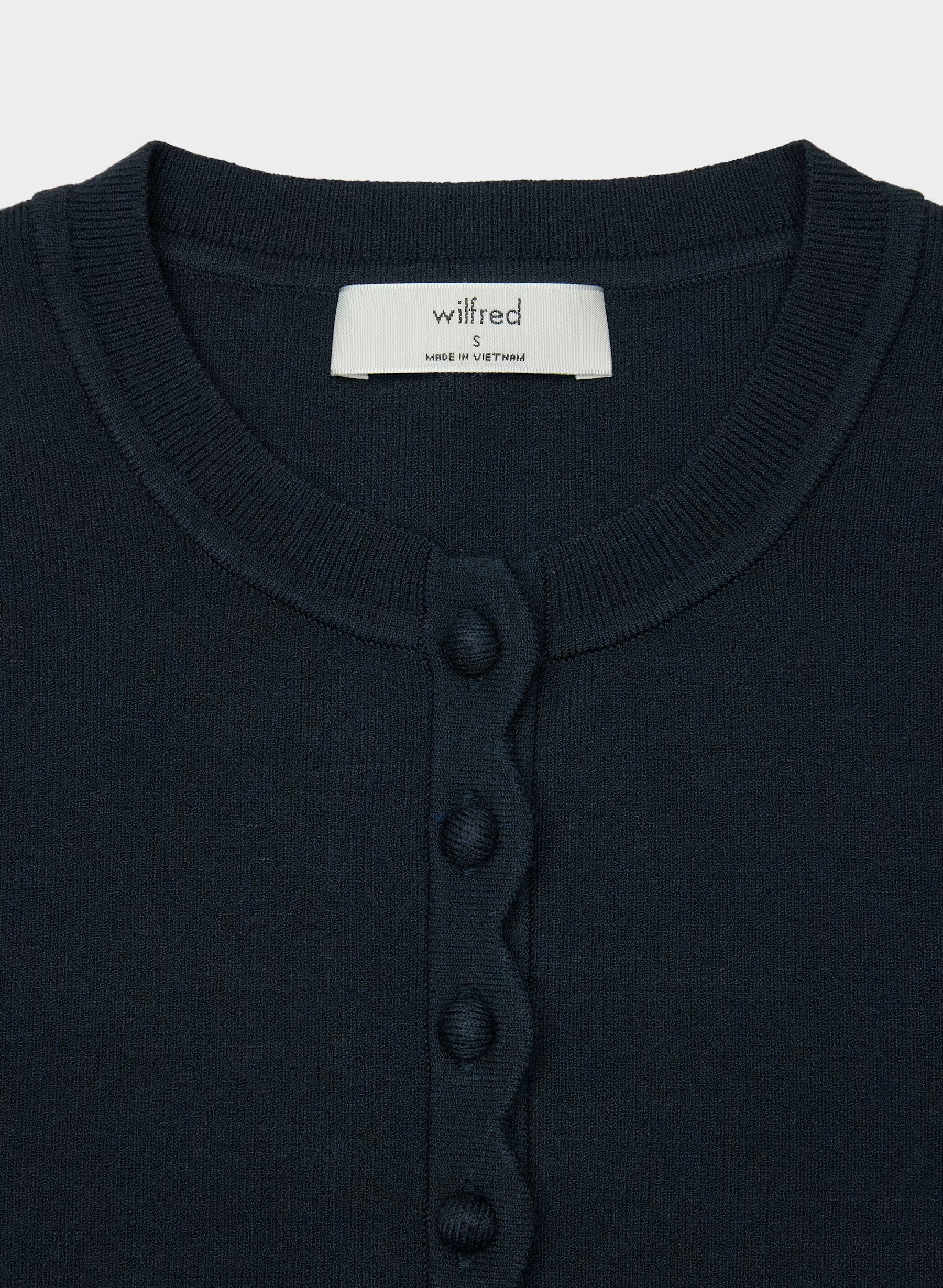 Aritzia Shelly Cardigan - Wonder Yarn-Limited Edition — Dark Night Navy