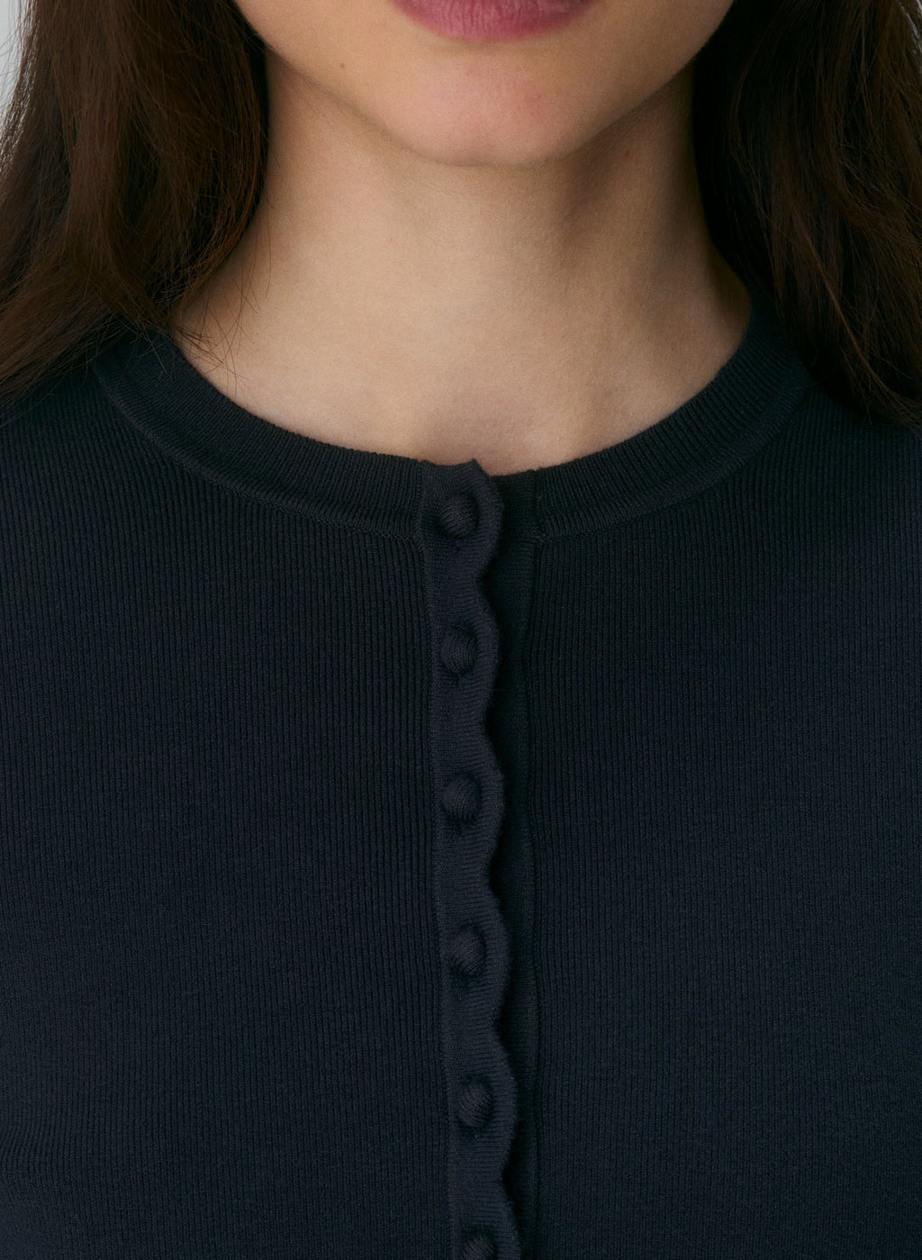 Aritzia Shelly Cardigan - Wonder Yarn-Limited Edition — Dark Night Navy