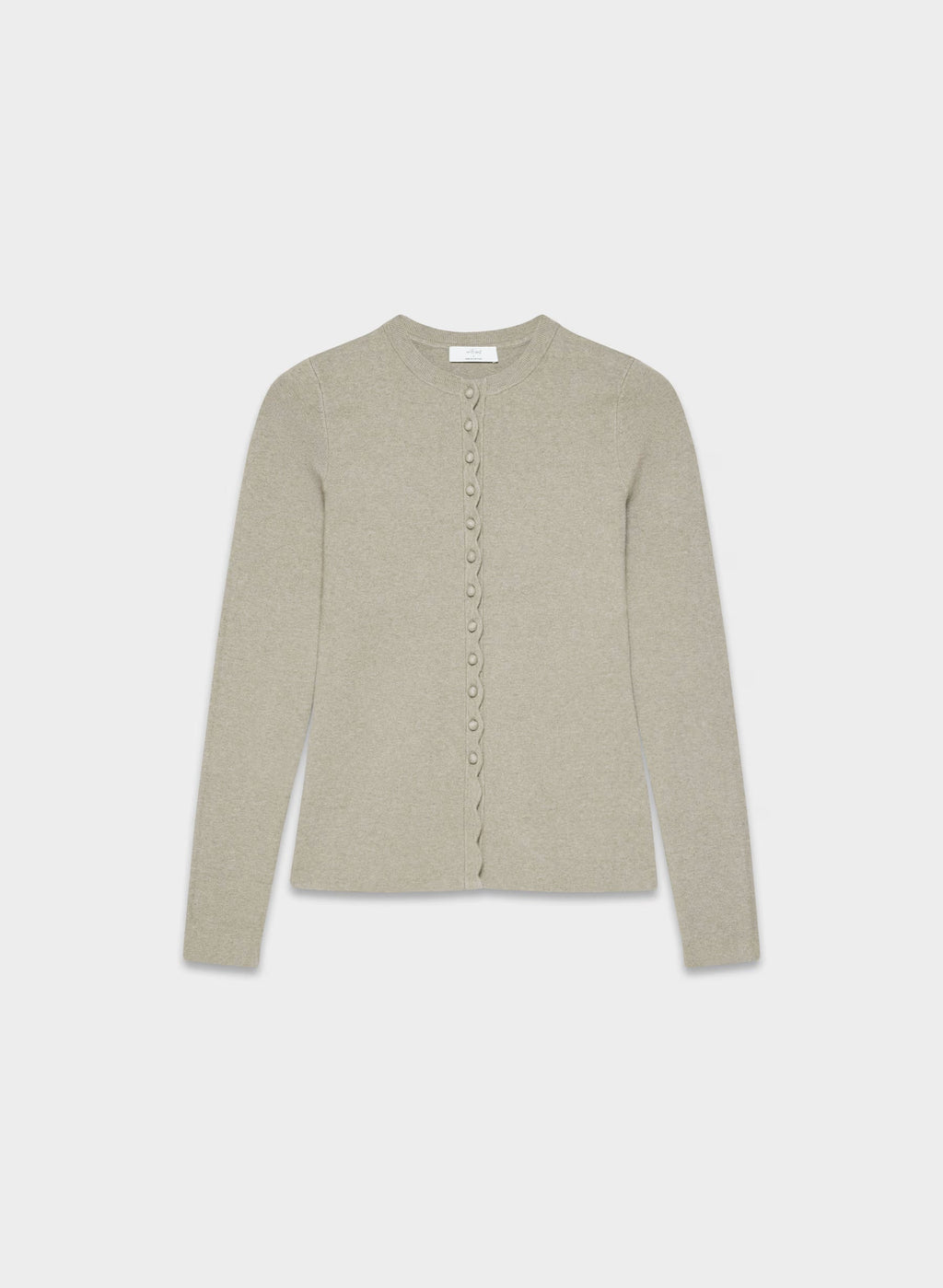 Aritzia Shelly Cardigan - Wonder Yarn-Essential Colours — Heather Nomad Taupe