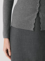 Aritzia Shelly Cardigan - Wonder Yarn-Limited Edition — Heather Dark Grey