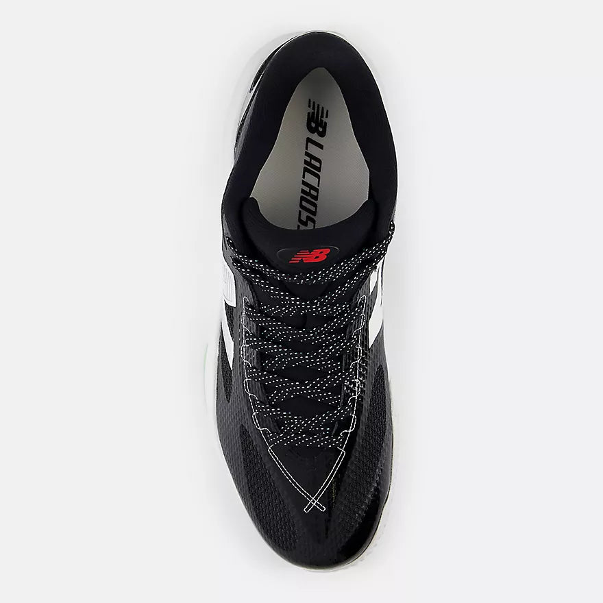 New Balance FreezeLX v5 Turf  -  BLACK with NB WHITE and Silver Metallic -  FREEZTB5