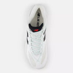New Balance FreezeLX v5 Turf  -  NB WHITE with BLACK and Silver Metallic -  FREEZTW5