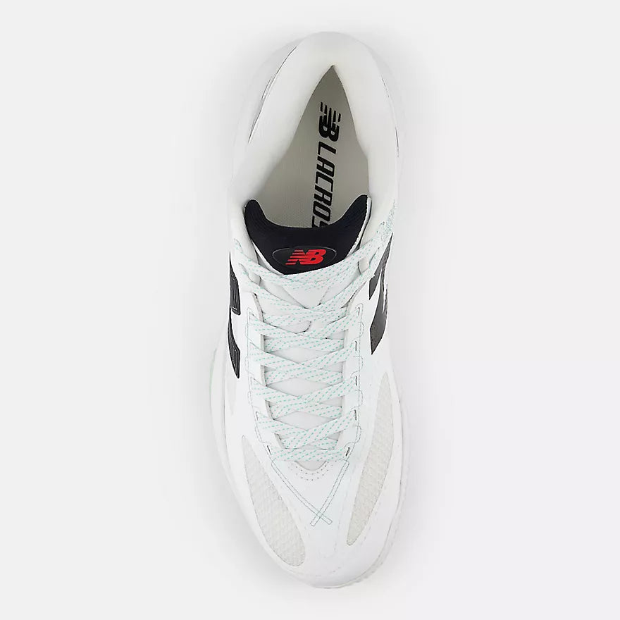 New Balance FreezeLX v5 Turf  -  NB WHITE with BLACK and Silver Metallic -  FREEZTW5