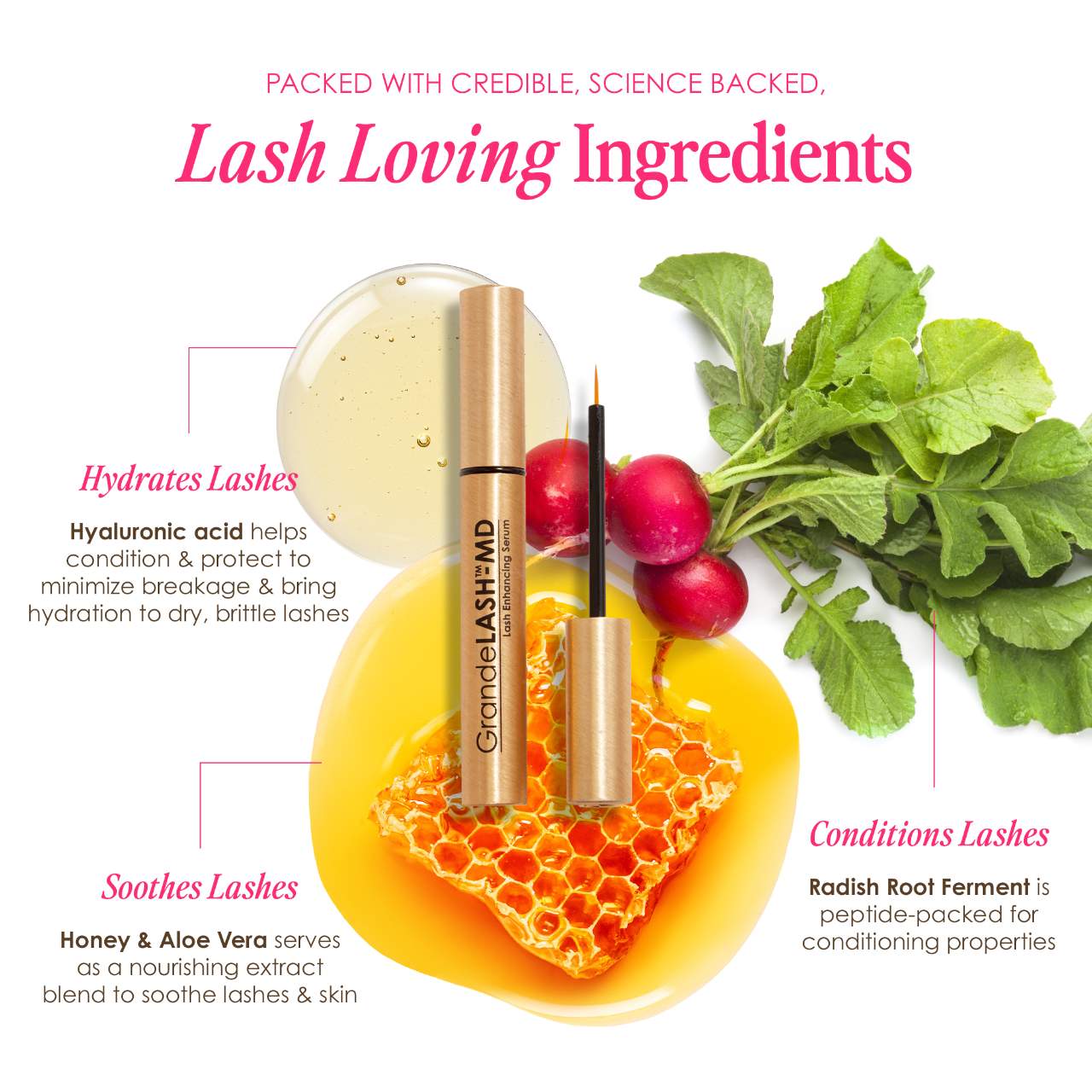 Grande Cosmetics  GrandeLASH - MD Lash Enhancing Serum-067 oz / 2 mL