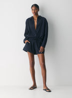 Aritzia AirPlush Cotton™ Sail Shirt -Admiral