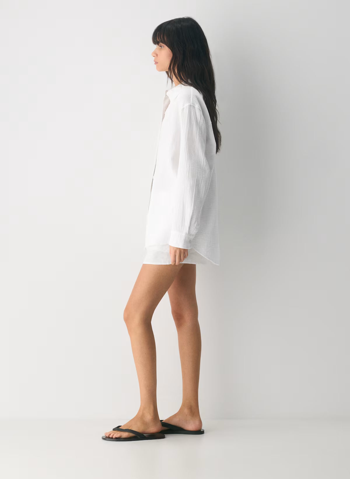 Aritzia AirPlush Cotton™ Sail Shirt - White