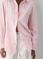 Aritzia AirPlush Cotton™ Sail Shirt - Villa pink
