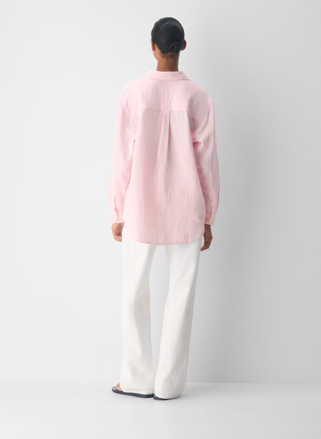 Aritzia AirPlush Cotton™ Sail Shirt - Villa pink