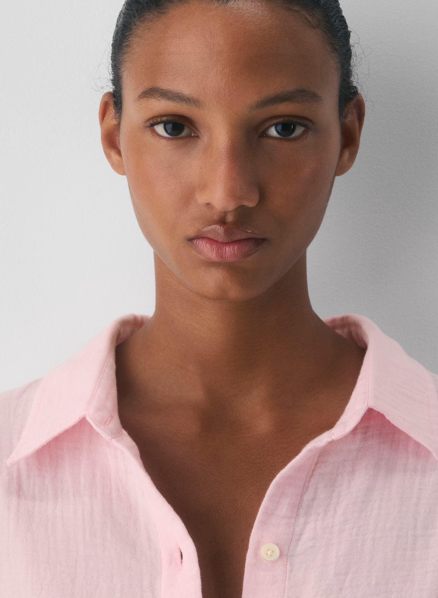 Aritzia AirPlush Cotton™ Sail Shirt - Villa pink