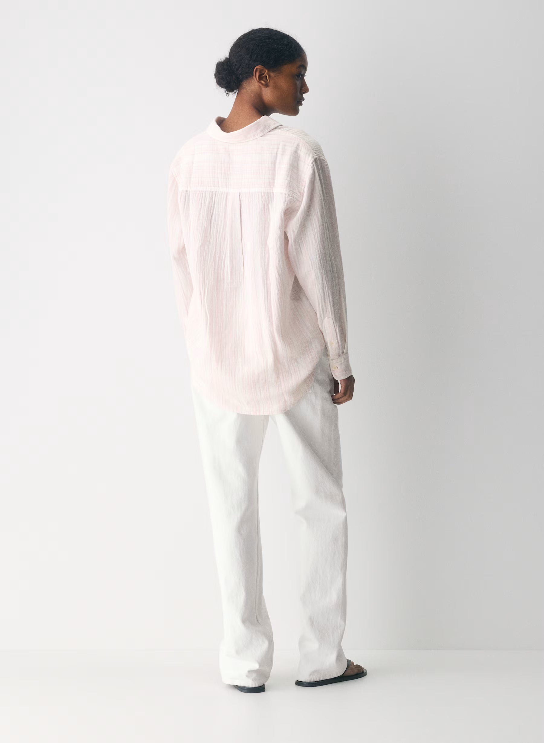 Aritzia AirPlush Cotton™ Sail Shirt -  İmogen strp ok/Vla p